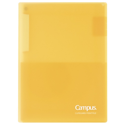 クリップボードにもなるプリントファイル　イエロー