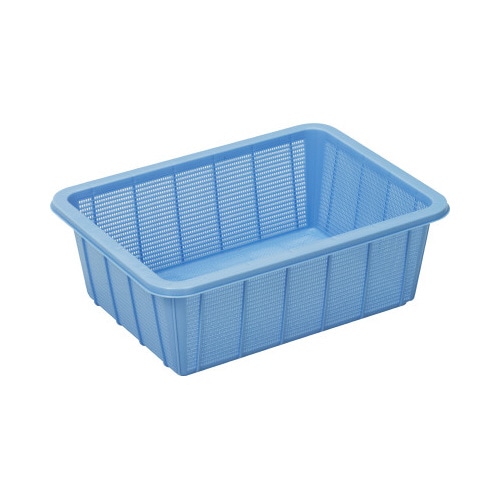 アシスト抗菌角ざる　ブルー　３個