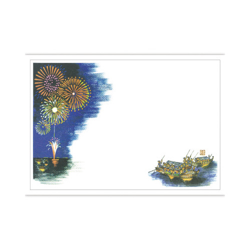 テーブルマット　尺３　花火カラー
