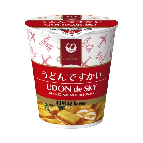 ＪＡＬカップ麺　うどん　１５個入※