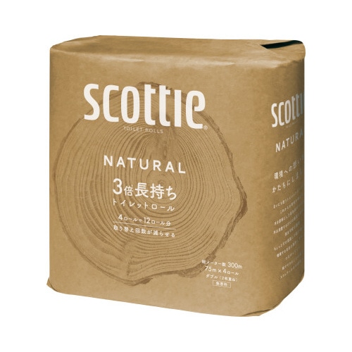 スコッティ　ナチュラル　３倍長持ち４ロール