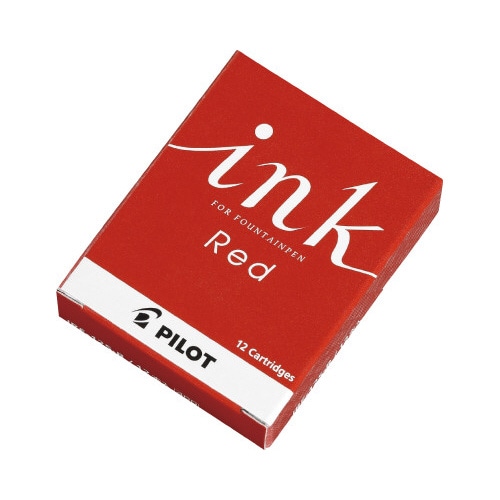 万年筆カートリッジインキ　レッド