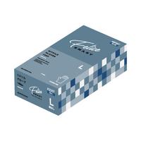 ニトリルグローブ　フェリーチェ粉無１００枚　Ｍ