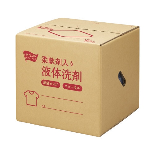 管理しやすい業務用液体洗剤柔軟剤入り１８ＬＦ