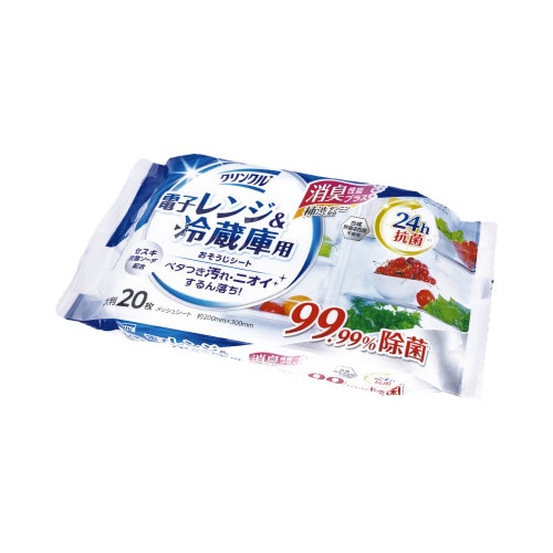 セスキ　電子レンジ・冷蔵庫クリーナー　２０枚