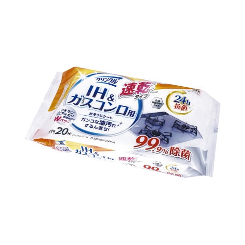 セスキ・オレンジ　ＩＨ・ガスコンロクリーナー２０枚