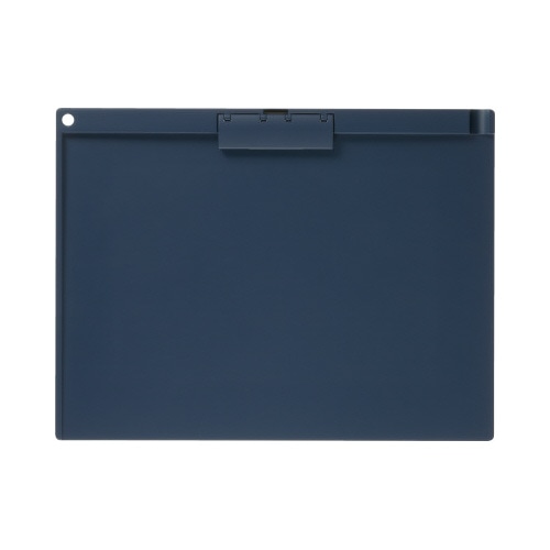 クリップボード（薄型・静音）Ａ４横　ネイビー