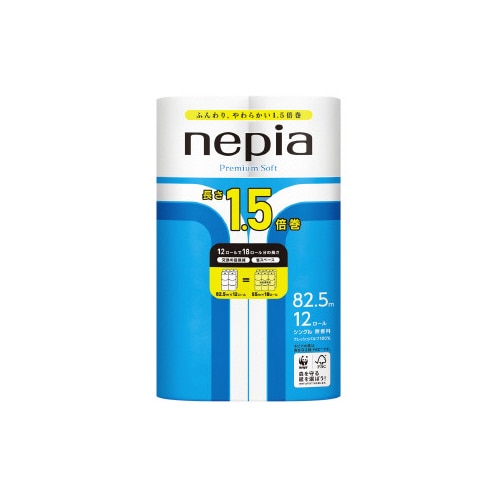 ネピアコンパクト　シングル８２．５ｍ　１２個