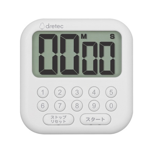 大画面タイマー「シャボン１０」ホワイト