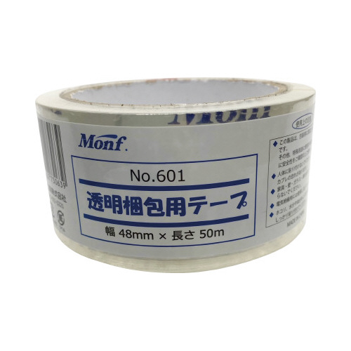 Ｍｏｎｆ梱包用ＯＰＰテープ　Ｎｏ６０１　５０巻