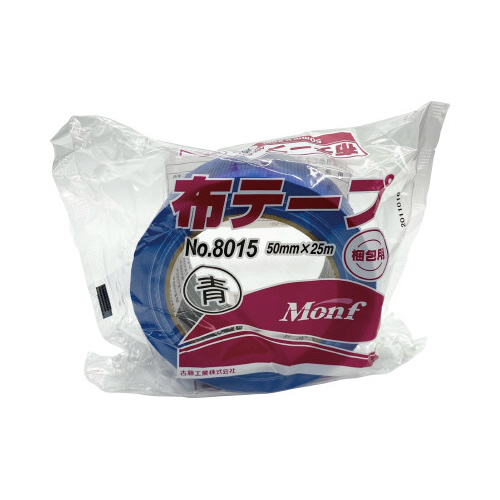 Ｍｏｎｆ梱包用カラー布テープＮｏ８０１５青　３０巻