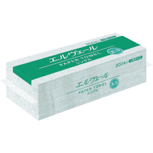 エルヴェールペーパータオルエコ　Ｓ小判４２Ｐ