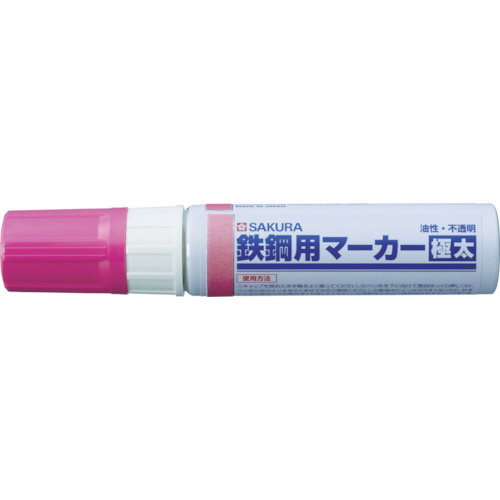鉄鋼用マーカー極太　桃
