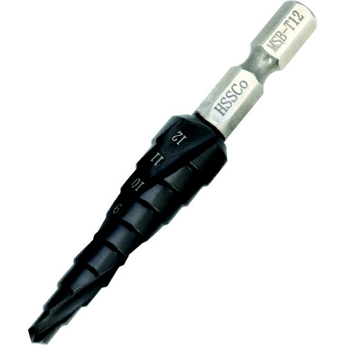 ステップドリル（六角軸シャンク）　ＭＳＢ－Ｔ１２