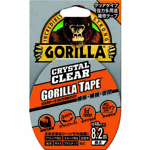 強力多用途テープ　ゴリラテープ　クリスタルクリア