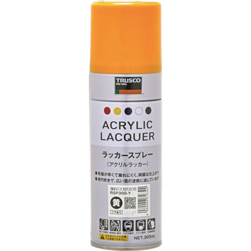 ラッカースプレー　黄　３００ｍｌ