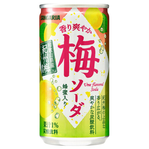 香り爽やか梅ソーダ１９０ｇ３０本※