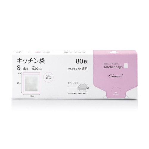 チョイスキッチン袋ＬＤ－Ｓ透明８０Ｐ