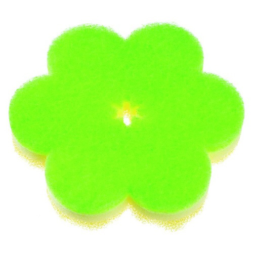 おはなスポンジ　グリーン