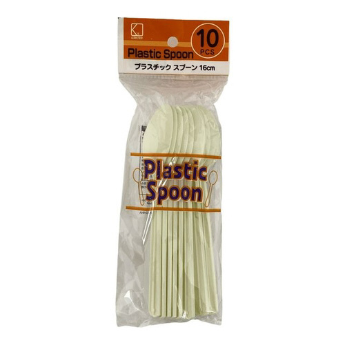 プラスチックスプーン１０本入
