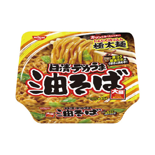 日清デカうま　油そば　１５７ｇ※