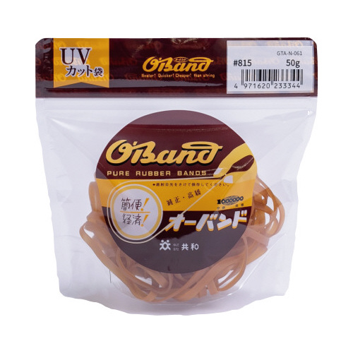 オーバンド　５０ｇ透明袋　＃８１５　アメ