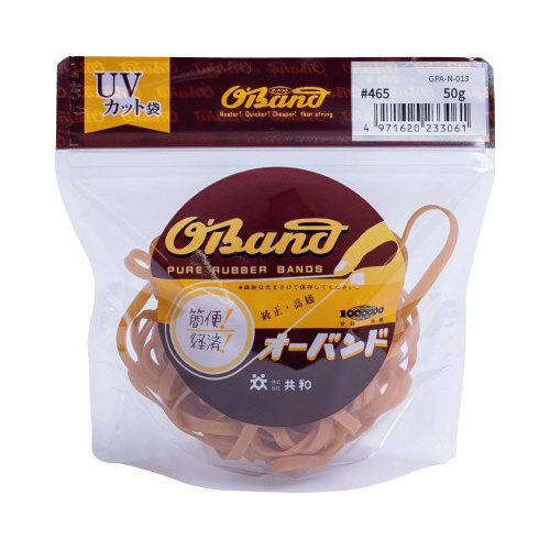 オーバンド　５０ｇ透明袋　＃４６５　アメ