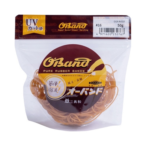 オーバンド　５０ｇ透明袋　＃１６　アメ