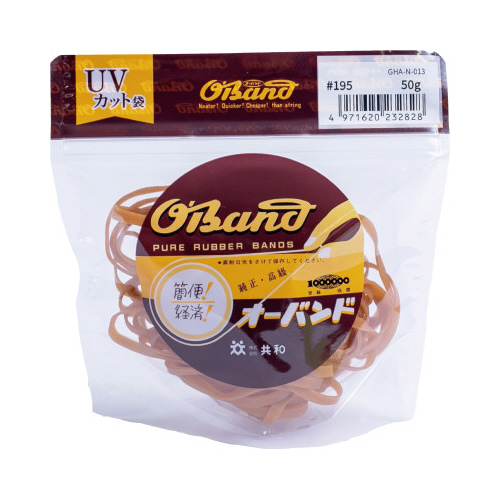 オーバンド　５０ｇ透明袋　＃１９５　アメ