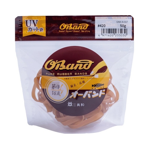 オーバンド　５０ｇ透明袋　＃４２０　アメ