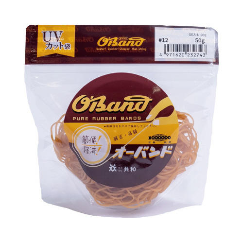 オーバンド　５０ｇ透明袋　＃１２　アメ