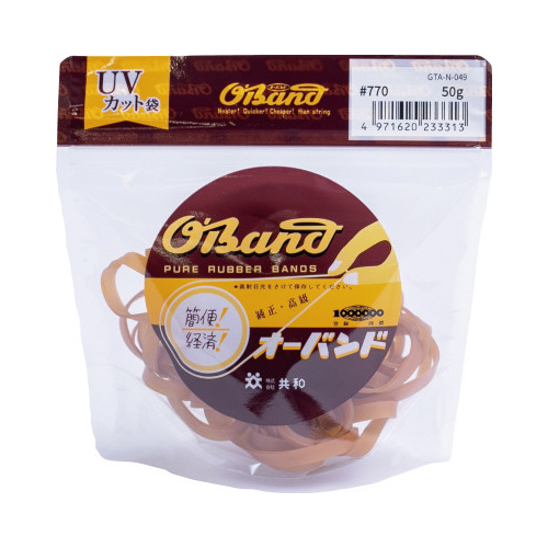 オーバンド　５０ｇ透明袋　＃７７０　アメ