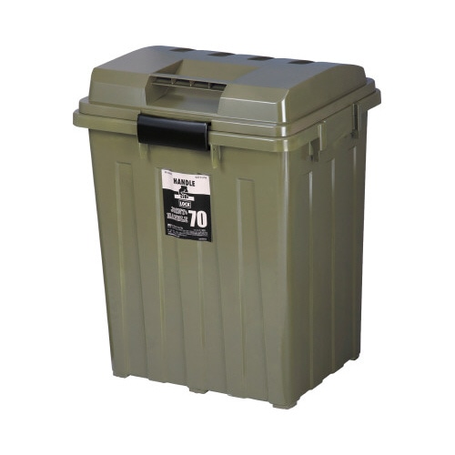 連結ハンドルペール７０型　カーキグリーン