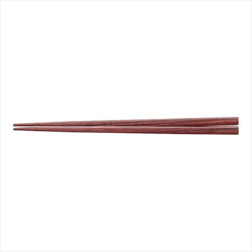 天然強化箸　滑り止め仕様（１０膳入）２１ｃｍ　朱面