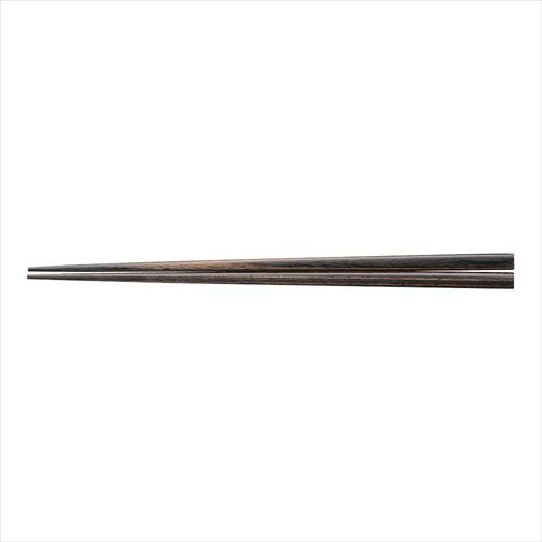 天然強化箸滑り止め仕様（１０膳入）２２．５ｃｍ墨味