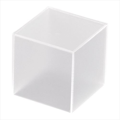 アクリル　ＢＯＸ　５面体（マット）　１００角