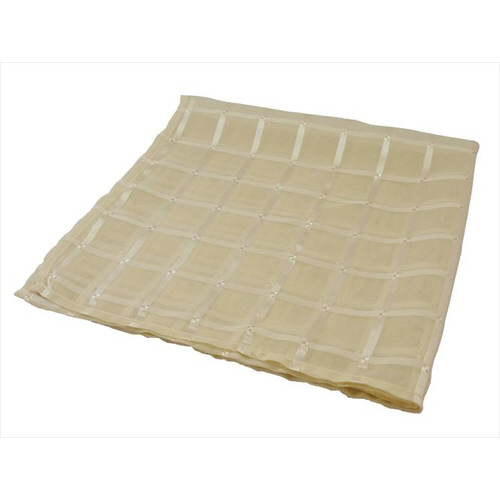 チェックボイルチーフ（１０入）　イエロー