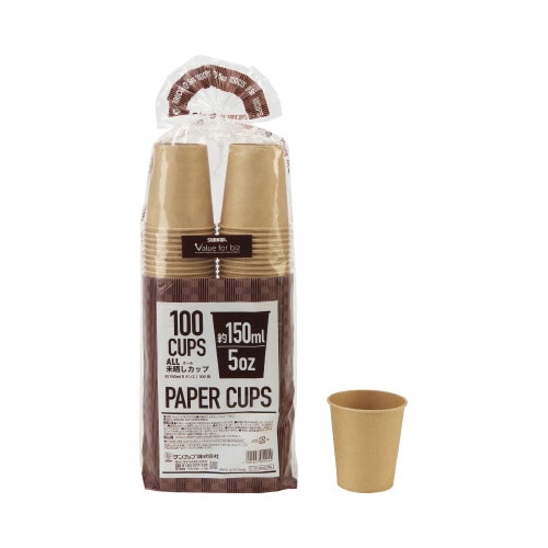 オール未晒しカップ１５０ｍｌ　１００個×３０