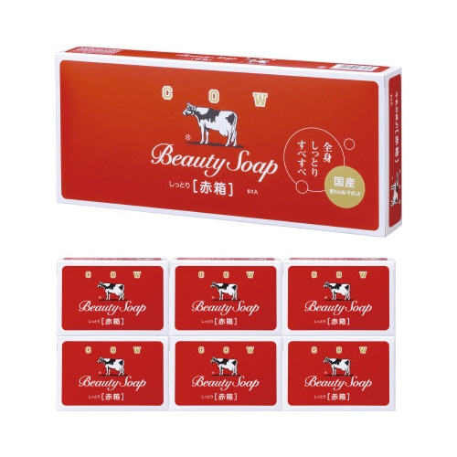 カウブランド　赤箱　９０ｇ×６個　固形石けん