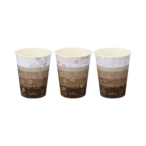 ＦＳＣ紙コップ　目盛り付き９オンス１００個入×２５