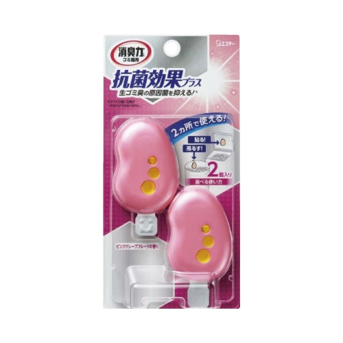 ゴミ箱の消臭力抗菌効果プラスピンクＧＦ２個入×６