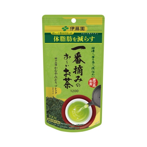 一番摘みおーいお茶１２００かなやみどり１００ｇ※
