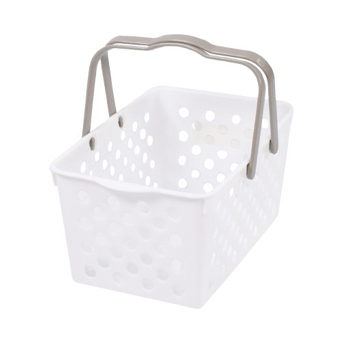 ハンドルバスケットＭ　ホワイト