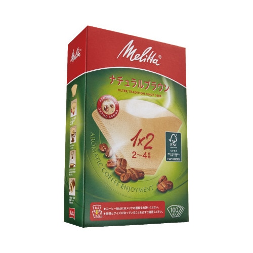 ナチュラルブラウン２－４杯用１００枚×３