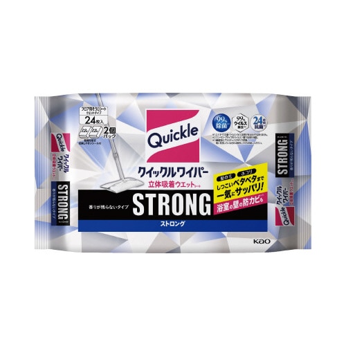 クイックルワイパー立体吸着Ｗストロング２４枚×５