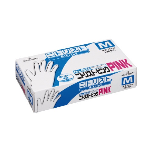 ＮＯ８８５０ニトリスト・ピンク１００枚入　Ｍサイズ
