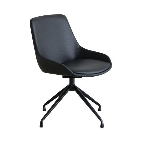 エデルラウンドチェア　ブラック