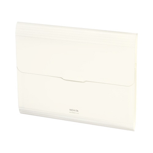 書類ファイルノビータＡ４１２Ｐ　ホワイト×１０