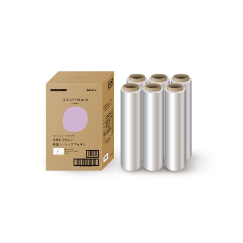 ａｓｕｎｏｗａ再生ストレッチフィルム　６巻×３