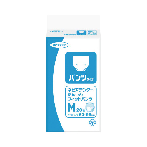 ネピアテンダーあんしんフィットパンツ　Ｍ　１ケース